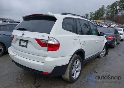 2008 BMW X3 3.0Si z USA, uszkodzony, nr VIN WBXPC93468WJ15397